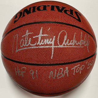 Nate Archibald Autographed Spalding Indoor/Outdoor Basketball