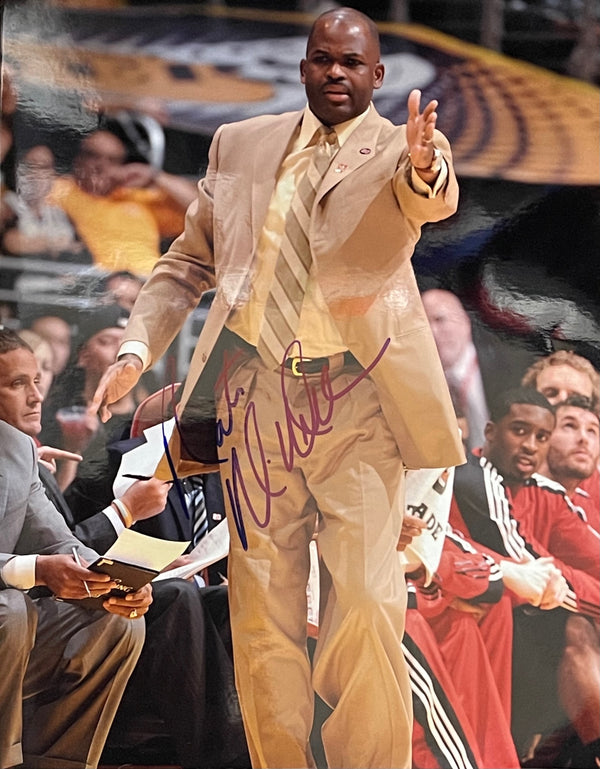 Nate McMillian Autographed 8x10 Basketball Photo