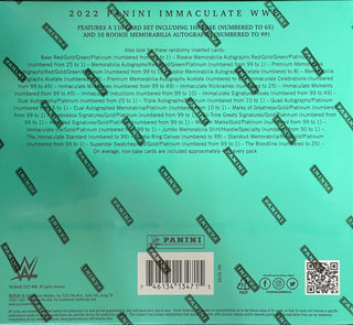 2022 Panini Immaculate WWE Trading Card Box