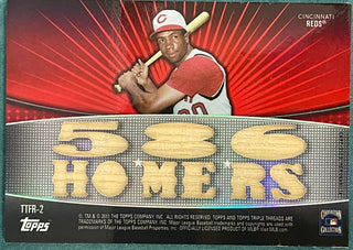 Frank Robinson 2011 Topps Triple Threads Game-Used Bat Card #29/36