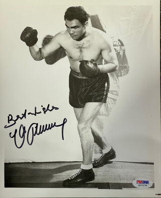 Max Schmelling Autographed 8x10 Boxing Photo (PSA)