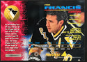 Ron Francis Autographed 1994-95 Pinnacle Card # 72 Pittsburgh Penguins