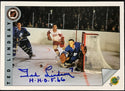 Ted Lindsay HOF 66 Autographed 1992 Ultimate Card #70 Detroit Red Wings