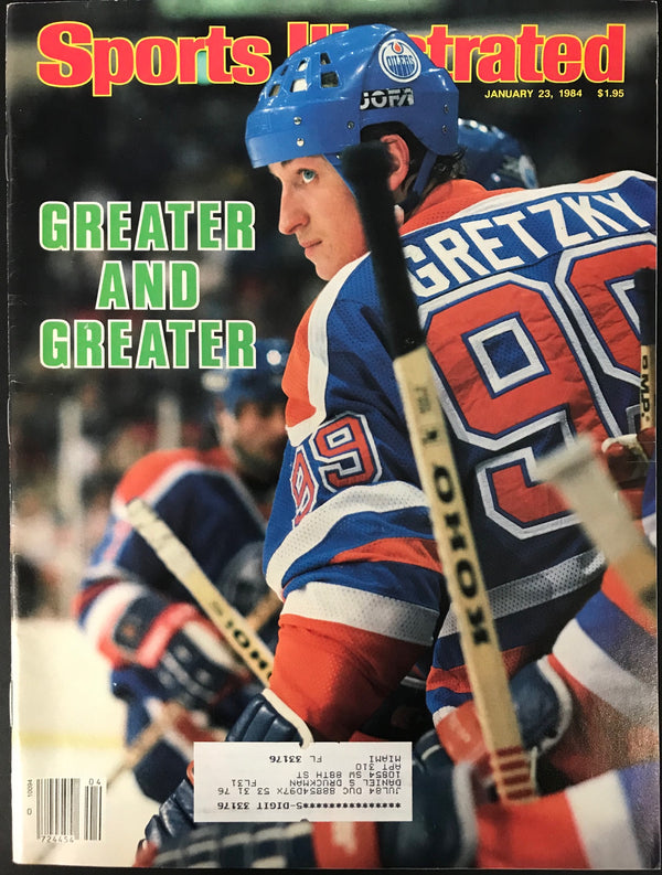 Wayne Gretzky Unsigned Sports Illustrated Magazine January 23 1984