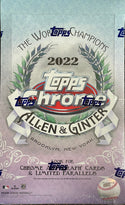 2022 Topps Chrome Allen & Ginter Baseball Hobby Box