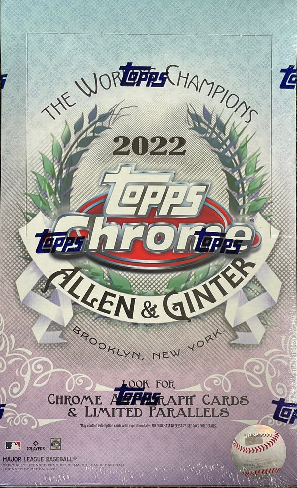 2022 Topps Chrome Allen & Ginter Baseball Hobby Box