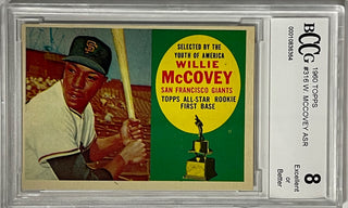 Willie McCovey 1960 Topps Card #316 (BCCG)