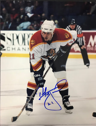 Tom Fitzgerald Autographed 8x10 Photo Panthers