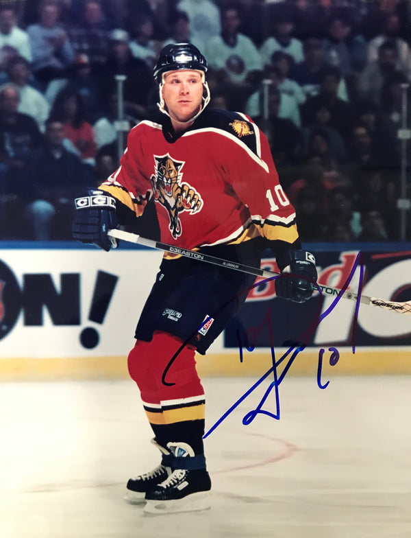 Dave Lowry Autographed 8x10 Photo Panthers