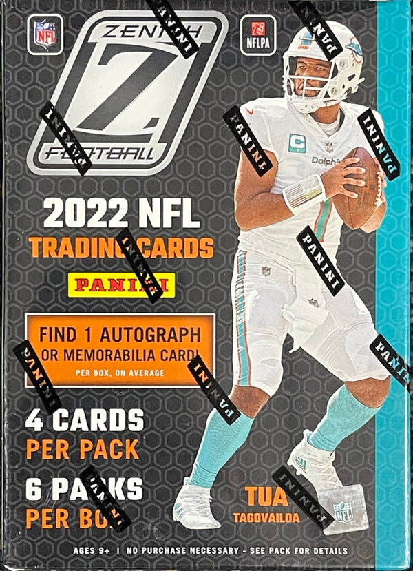 2022 Panini Zenith Football 6-Pack Blaster Box