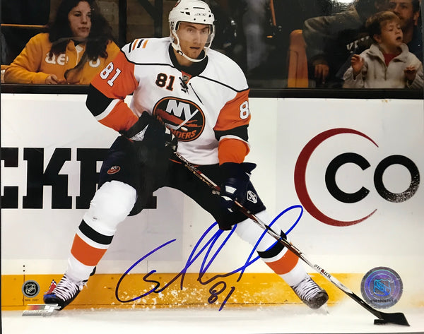 Miroslav Satan Autographed 8x10 Photo New York Islanders