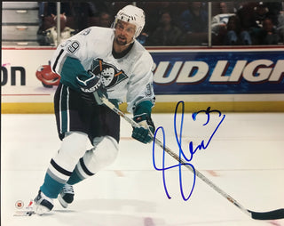 Petr Sykora Autographed 8x10 Photo Anaheim Mighty Ducks