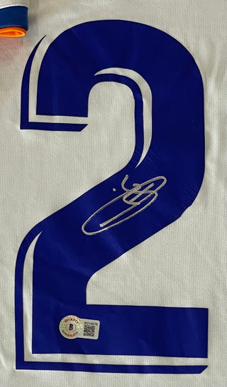 Vinícius Júnior Autographed Real Madrid Home Kit (BVG)