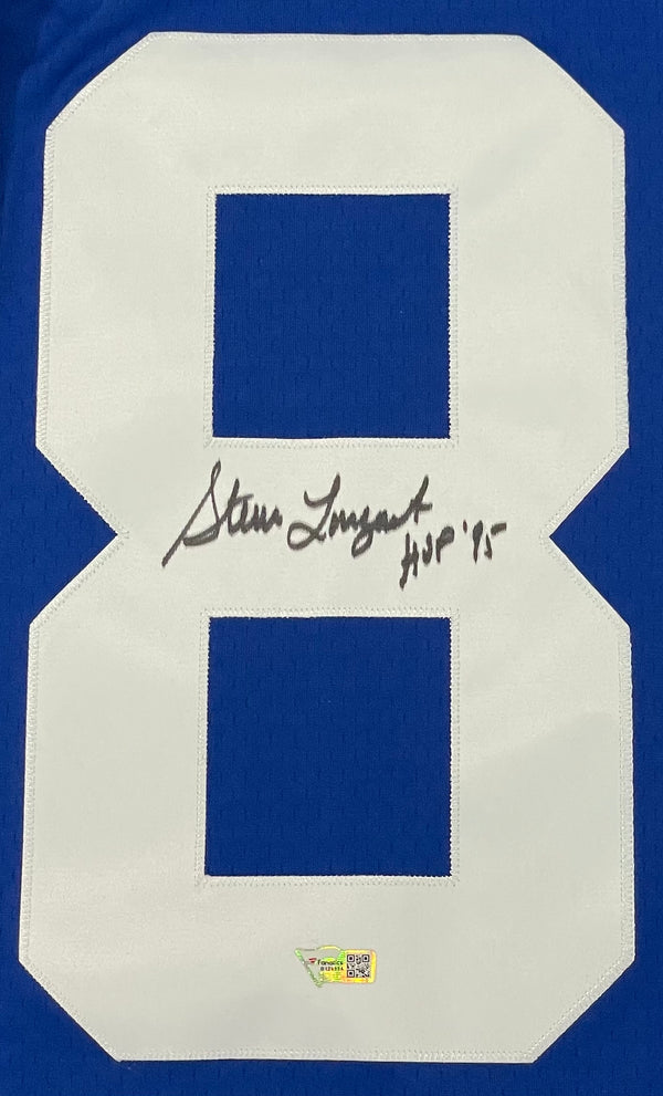 Steve Largent "HOF 95" Autographed Seattle Seahawks Authentic Jersey (Fanatics)