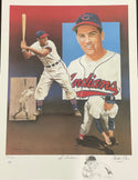 Lou Boudreau & Christopher Paluso Signed18x24 Artist Proof Lithograph 18/50 (JSA)