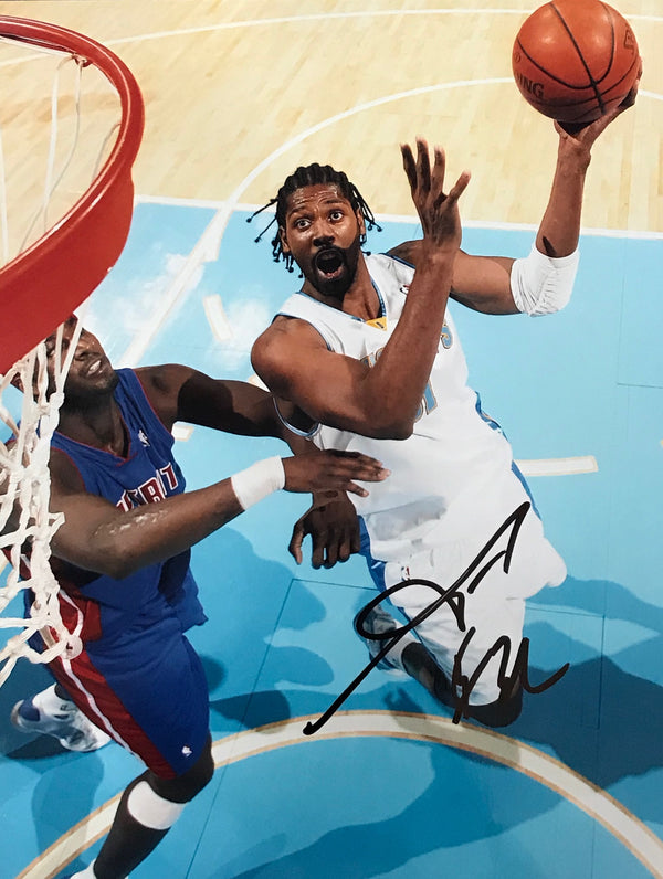 Nene Autographed 8x10 Photo Denver Nuggets