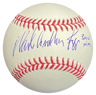 Wade Anthony Boggs "3010 Hits" Autographed Baseball (JSA)