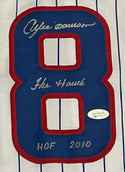 Andre Dawson "HOF 2010 & The Hawk" Autographed Chicago Cubs Custom Jersey (JSA)