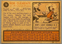 Bob Clemente 1962 Topps Baseball Card #10