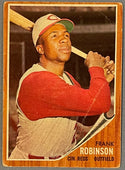 Frank Robinson 1962 Topps Baseball Card #350