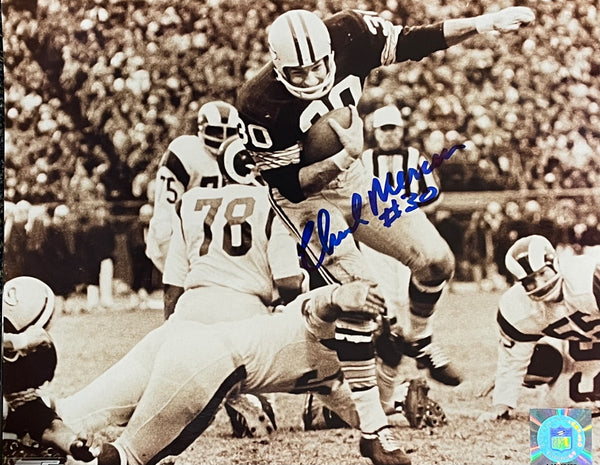 Chuck Mercein Autographed 8x10 Football Photo