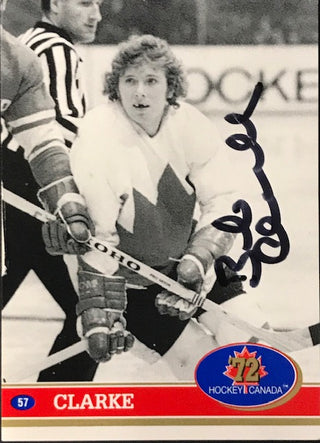 Bobby Clarke Autographed 1991-92 Hockey Card