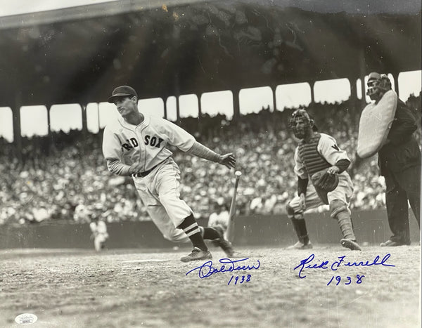 Bobby Doerr & Rick Ferrell Autographed 16x20 Baseball Photo (JSA)