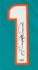 Tua Tagovailoa Autographed Dolphins Aqua Jersey (Fanatics)