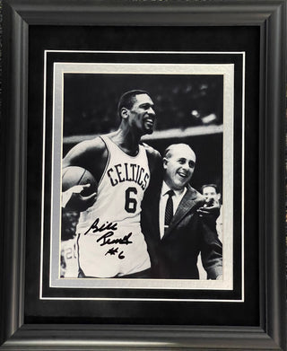 Bill Russell Autographed 8x10 Framed Basketball Photo