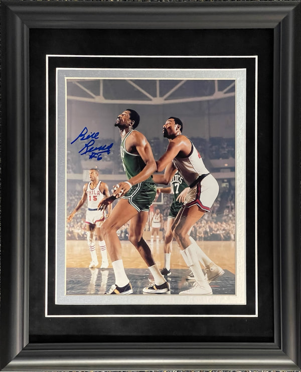 Bill Russell Autographed 8x10 Framed Basketball Photo