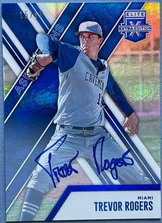 Trevor Rogers Autographed 2017 Panini Elite Extra Edition Baseball Card