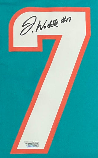 Jaylen Waddle Autographed Dolphins Aqua Jersey (Fanatics)