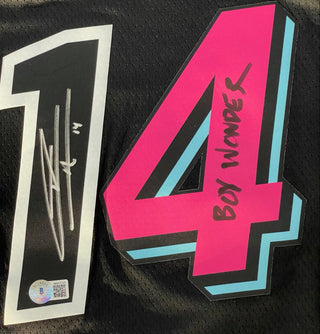 Tyler Herro Autographed Miami Heat Mashup Jersey (Beckett)