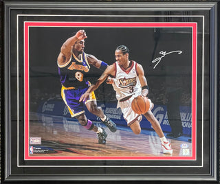 Allen Iverson Autographed Framed 16x20 Photo (PSA)