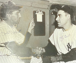 Phil Rizzuto & Yogi Berra Autographed 11x14 Photo (JSA)