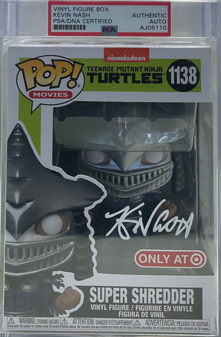 Kevin Nash Autographed Super Shredder Funko Pop (PSA)