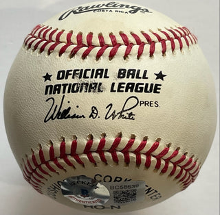 Juan Marichal Autographed Official National League Baseball (Beckett)