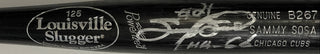 Sammy Sosa Autographed Louisville Slugger Game Model B267 Bat