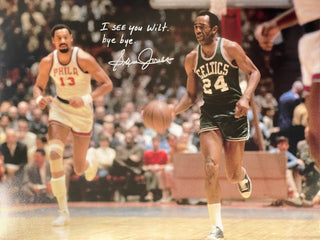 Sam Jones Autographed 16x20 Basketball Photo