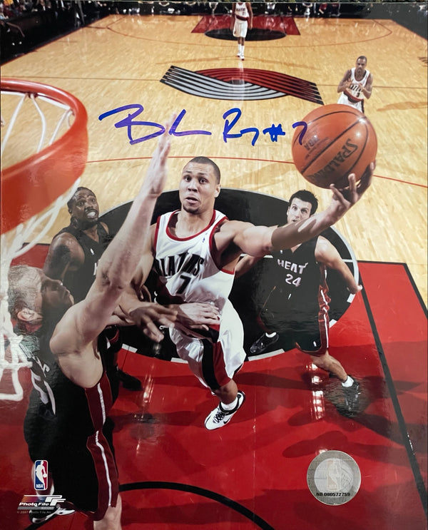 Brandon Roy Autographed 8x10 Basketball Photo