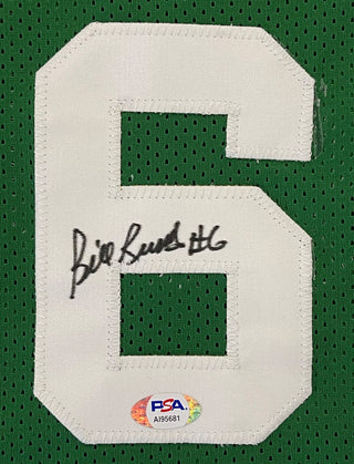 Bill Russell Autographed Green Boston Celtics Jersey (PSA)