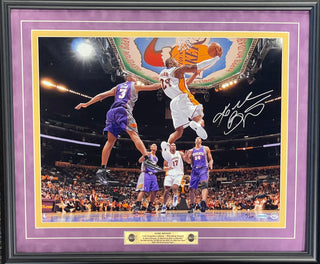 Kobe Bryant Autographed Framed 16x20 Photo (Upper Deck)