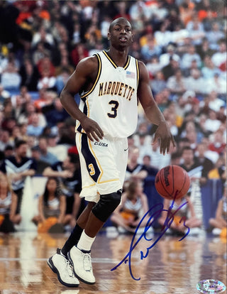 Dwyane Wade Autographed Marquette 8x10 Basketball Photo