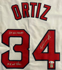 David Ortiz Autographed Boston Red Sox Jersey (Beckett)