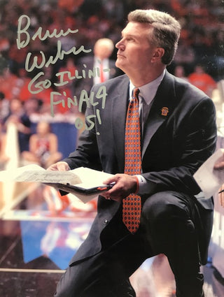 Bruce Weber Autographed 8x10 Basketball Photo