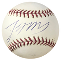 Lastings Milledge Autographed Official Major League Baseball (Steiner)