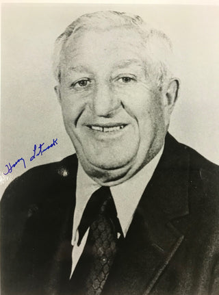 Harry Litwack Autographed 8x10 Black & White Basketball Photo