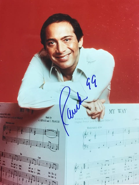 Paul Anka Signed 8x10 Celebrity Photo