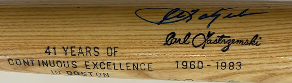 Carl Yastrzemski & Dwight Evans Autographed Louisville Slugger Bat (Beckett)