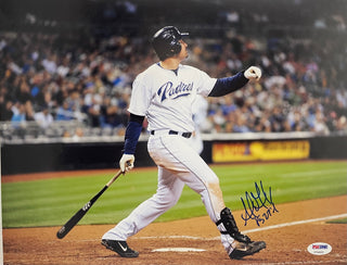 Adrian Gonzalez Autographed 11x14 Baseball Photo (PSA)